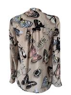 Reiss blouse S, Beige, Ophalen of Verzenden, Zo goed als nieuw, Maat 36 (S)