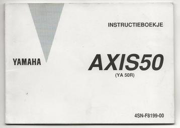 Yamaha AXIS50 YA 50 R handleiding (3466z) scooter beschikbaar voor biedingen