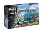 1:24  Volkswagen T1 Samba Bus ''Flower Power''  - Revell, Nieuw, Revell, Ophalen of Verzenden, Groter dan 1:32