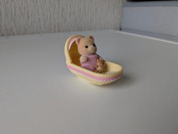 Sylvanian families baby in wiegje 🏠 beschikbaar voor biedingen