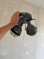 Industriele hanglamp met 2 spots, Huis en Inrichting, Ophalen of Verzenden, Zo goed als nieuw