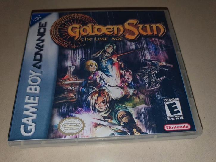 Golden Sun The Lost Age Game Boy Advance GBA Game Case, Spelcomputers en Games, Games | Nintendo Game Boy, Zo goed als nieuw, Avontuur en Actie