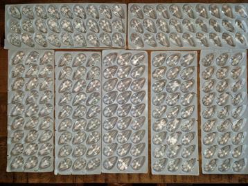 189 Vintage kristallen druppels/pegels 50x30mm️ beschikbaar voor biedingen