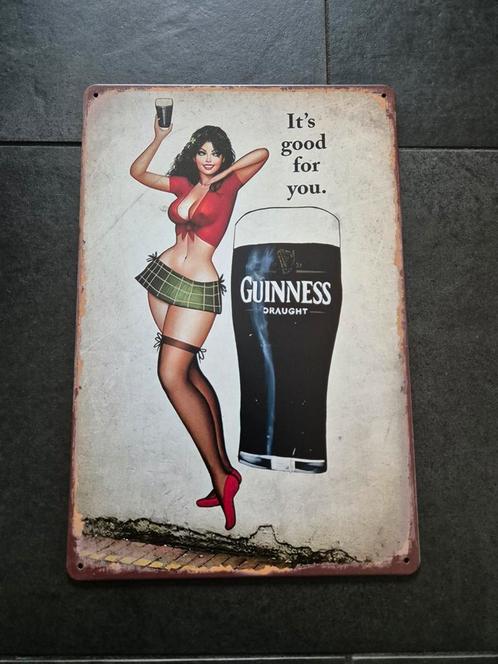 Guinness reclamebord, Verzamelen, Merken en Reclamevoorwerpen, Nieuw, Reclamebord, Ophalen of Verzenden