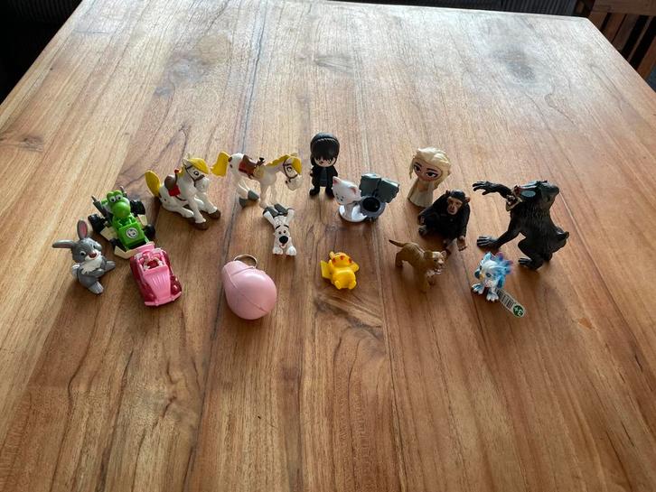 Verzameling figuurtjes paard lucky luke jolly jumper apen, Verzamelen, Poppetjes en Figuurtjes, Gebruikt, Ophalen of Verzenden