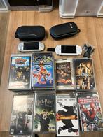 Sony PSP met veel spellen en films PlayStation, Spelcomputers en Games, Gebruikt, Ophalen of Verzenden, Zwart