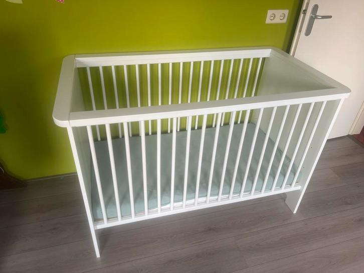 Scotty Wit Meegroei Ledikant - Als nieuw!, Kinderen en Baby's, Babywiegjes en Ledikanten, Zo goed als nieuw, Ledikant, Ophalen