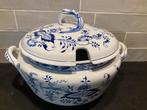 Vintage soepterrine Petrus Regout, Zwiebelmuster (220126h), Ophalen of Verzenden, Gebruikt, Aardewerk, Overige stijlen