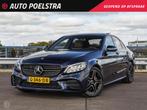 Mercedes-Benz C-klasse 160 Business Solution AMG Panoramadak, Auto's, 4 cilinders, 129 pk, Blauw, Sedan