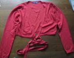 Lien & Giel bolero-overslag vest L knalrood als nieuw, Kleding | Dames, Truien en Vesten, Ophalen of Verzenden, Zo goed als nieuw
