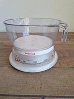 witte plastic weegschaal kamperen tent caravan keuken camper, Caravans en Kamperen, Ophalen of Verzenden