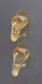 vintage Barbie VHTF clear goud glitter open toe shoes, Ophalen of Verzenden, Gebruikt