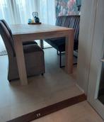 White wash eiken eettafel, Huis en Inrichting, Ophalen, Rechthoekig, 150 tot 200 cm, 50 tot 100 cm