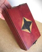 Scheerdoos~Ster Doos~Antieke Houten doosje~Sieradendoos~Juwe, Antiek en Kunst, Curiosa en Brocante, Ophalen of Verzenden