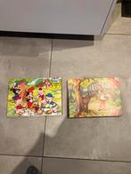 Vintage Puzzels: 3 Biggetjes & Roodkapje, Ophalen of Verzenden, Meer dan 50 stukjes, Gebruikt, 4 tot 6 jaar