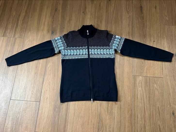 Dale of Norway Merino Noorse wollen trui mt L, Kleding | Dames, Truien en Vesten, Zo goed als nieuw, Maat 42/44 (L), Blauw, Ophalen of Verzenden