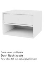 Witte Montana Dash Nachtkastje - Nieuw in verpakking, Minder dan 45 cm, Nieuw, Ophalen of Verzenden, Minder dan 55 cm