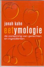 Jonah Kahn - Eetymologie, Ophalen of Verzenden, Zo goed als nieuw, Jonah Kahn, Overige gebieden