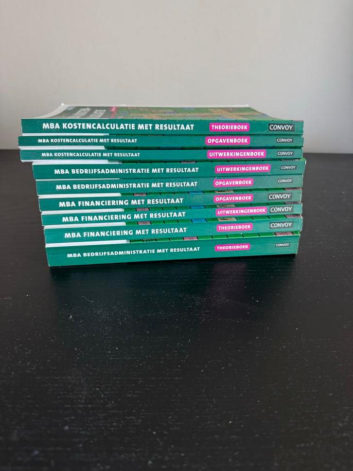 MBA Boeken administratie - Convoy, Boeken, Studieboeken en Cursussen, Zo goed als nieuw, HBO, Beta, Ophalen of Verzenden