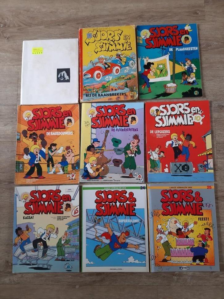Sjors en Sjimmie  stripboeken en tijdschriften, Boeken, Stripboeken, Gelezen, Meerdere stripboeken, Ophalen of Verzenden