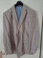 Beige Colbert Maat 56 met Blauwe Streep, Kleding | Heren, Ophalen of Verzenden