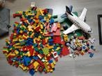 Grote bak duplo, vliegtuig, dieren en blokken, Kinderen en Baby's, Speelgoed | Duplo en Lego, Ophalen, Gebruikt, Losse stenen