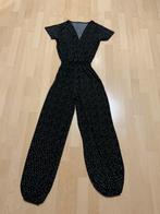 Jumpsuit zwart/wit mt s/m 36 38, Ophalen of Verzenden, Wit