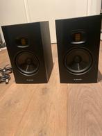 2x Adam Audio T7V + 2x 1.5m XLR, Zo goed als nieuw, 120 watt of meer, Front, Rear of Stereo speakers, Ophalen