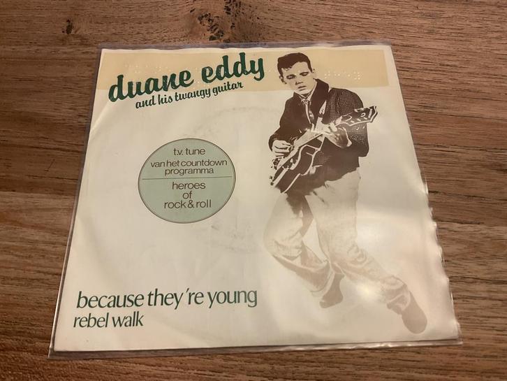 Duane Eddy, Because they’re young, Cd's en Dvd's, Vinyl Singles, Maxi-single, 7 inch, Ophalen of Verzenden