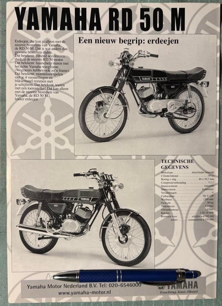 Advertentie Yamaha RD50M, Verzenden, Zo goed als nieuw, Motoren