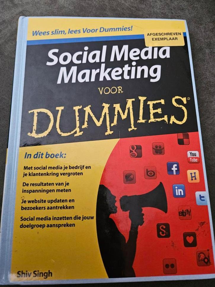 Social Media Marketing voor Dummies - Shiv Singh, Boeken, Economie, Management en Marketing, Gelezen, E-commerce en Internet, Ophalen of Verzenden