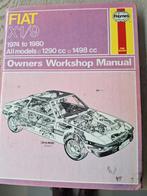 Fiat X1/9 Haynes Werkplaatshandboek 1974-1980, Ophalen of Verzenden