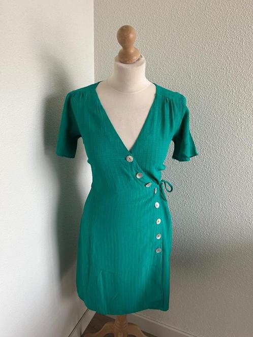 King Louie maat 40 Zuma jurk NIEUW 2164, Kleding | Dames, Jurken, Nieuw, Maat 38/40 (M), Groen, Knielengte, Ophalen of Verzenden