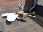 plafond lamp ventilator, Ophalen, Gebruikt, Glas, Minder dan 50 cm