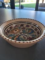 Oud Aardewerk Schaal uit Nabeul, Ophalen of Verzenden