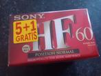Sony HF 60 cassettes 6 stuks, Ophalen of Verzenden, Nieuw in verpakking