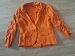 bijna nieuwe oranje colbert, maat 128/134, Ophalen of Verzenden, Zo goed als nieuw, Meisje, Jas