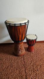 Djembé trommels set, Muziek en Instrumenten, Percussie, Ophalen, Gebruikt, Trommel
