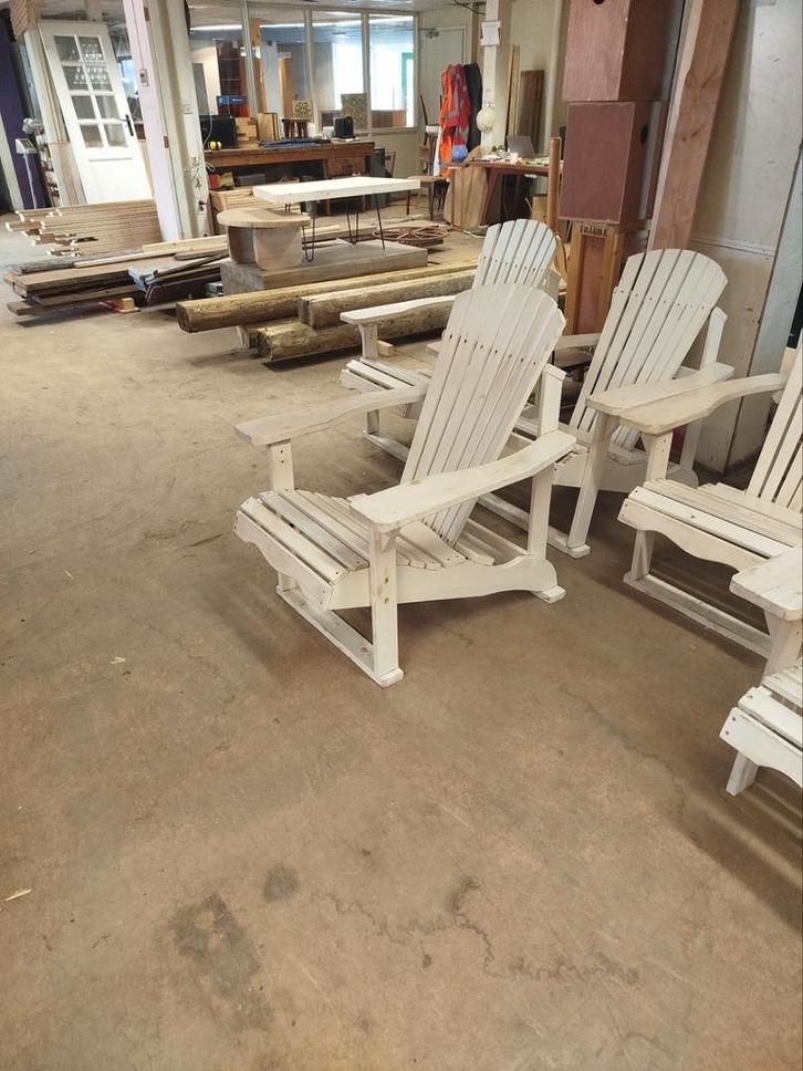 ️ Strandstoelen ️( nog 1 over!! ), Tuin en Terras, Tuinstoelen, Gebruikt, Hout, Ophalen
