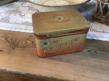 Vintage blik Engelse thee Ridgways beschikbaar voor biedingen
