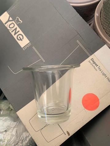 Solide Horeca Theelichthouders / Waxinelichthouders beschikbaar voor biedingen