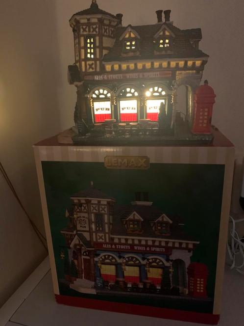 Lemax Big Ben Pub, Diversen, Kerst, Zo goed als nieuw, Ophalen of Verzenden
