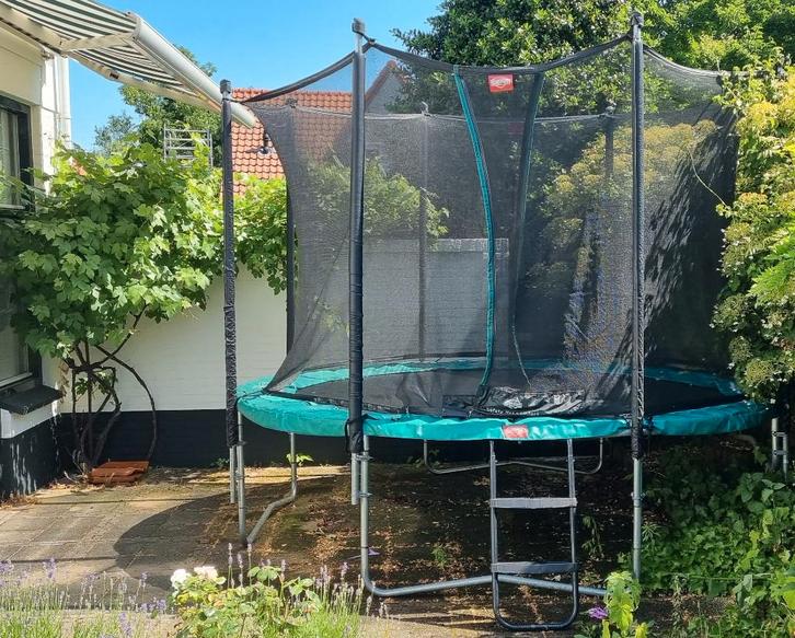Trampoline BERG Favorit Green 330, Kinderen en Baby's, Speelgoed | Buiten | Trampolines, Gebruikt, Ophalen