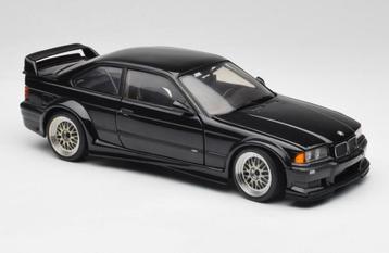 Bmw e36 m3 gtr street cosmos black !!! 1:18 beschikbaar voor biedingen
