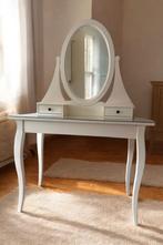 Ikea Hemnes Kaptafel met Spiegel - Wit, Huis en Inrichting, Tafels | Kaptafels, Ophalen, 100 tot 150 cm, Scandinavisch, Zo goed als nieuw