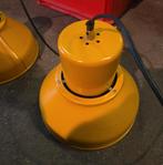 Vintage Herda hanglampen set geel, Ophalen, X, Metaal, Minder dan 50 cm