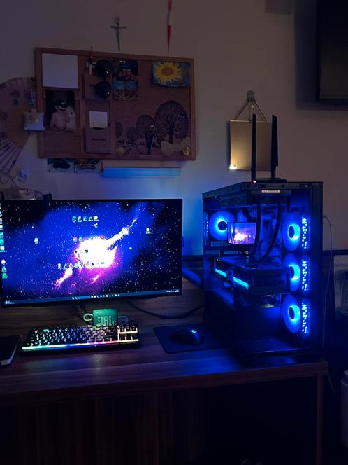 Full Top Gaming Pc Set, Computers en Software, Desktop Pc's, Nieuw, 4 Ghz of meer, SSD, 64 GB of meer, Met videokaart, Met monitor