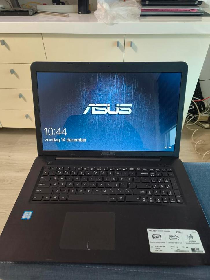 ASUS P756UA, Computers en Software, Windows Laptops, 15 inch, SSD, 2 tot 3 Ghz, 8 GB, Qwerty, Ophalen of Verzenden