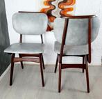 Vintage stoelen set van 2, Huis en Inrichting, Stoelen, Twee, Gebruikt, Vintage, Bruin