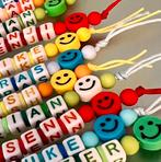 Smiley sleutelhangers met naam, Nieuw, Overige typen, Ophalen of Verzenden